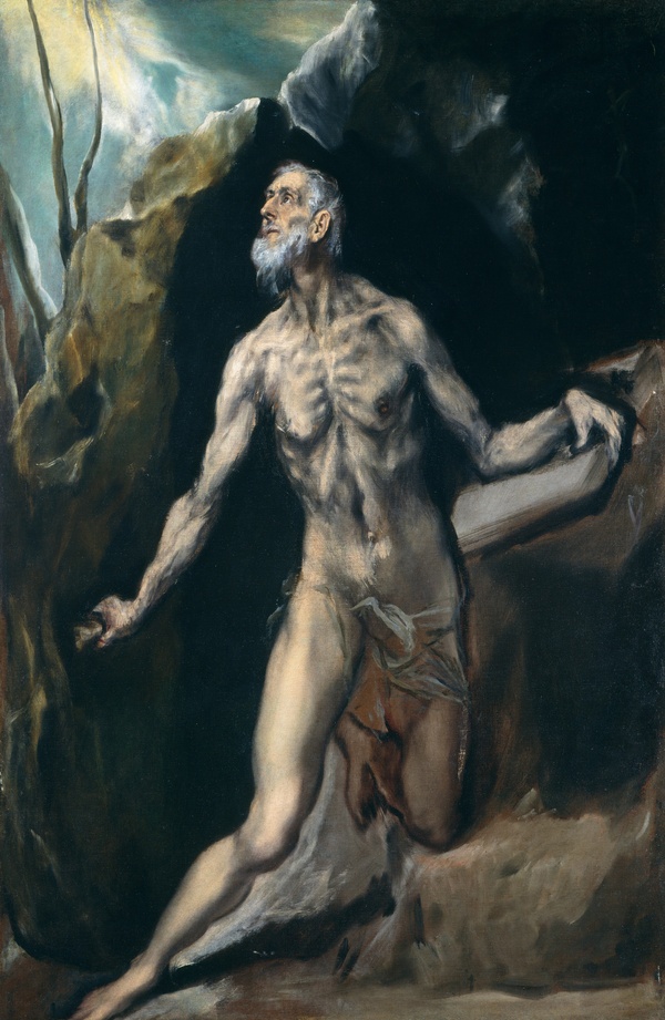 Saint Jerome - El Greco (Domenikos Theotokopoulos) (c. 1610-1614)