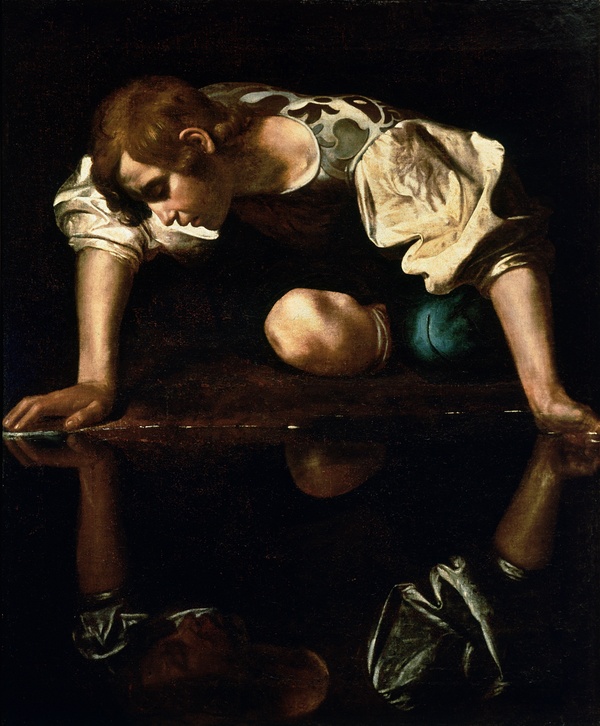 Narcissus - Caravaggio (ca. 1597–1599)