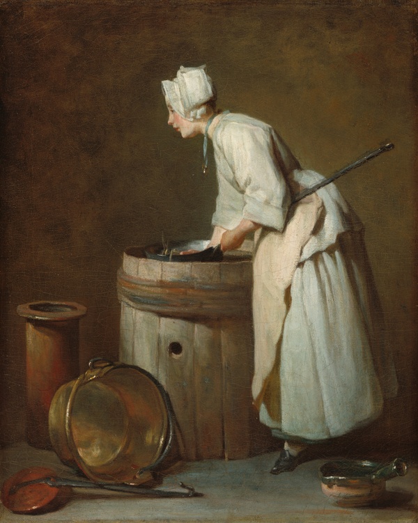 The Scullery Maid - Jean Siméon Chardin (1738)