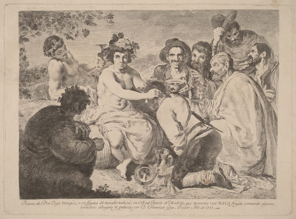 Baco (Bacchus) - Francisco Goya (1778)