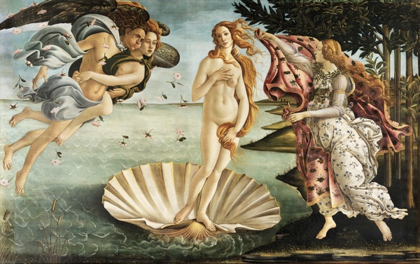 The Birth of Venus - Sandro Botticelli (c. 1485)