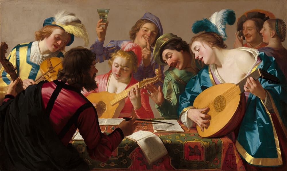 The Concert - Gerrit van Honthorst (c. 1623)