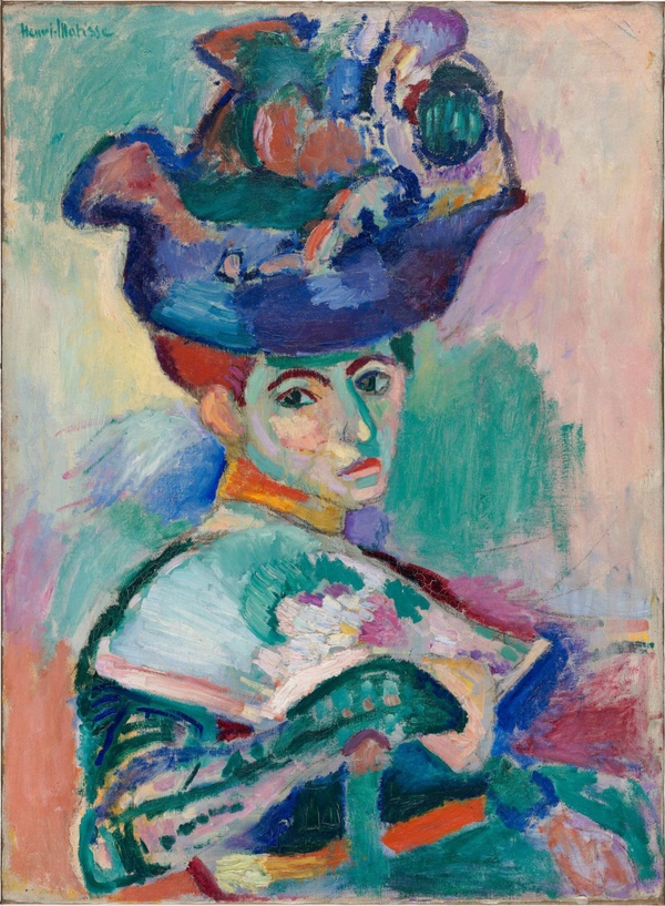 Woman with a Hat (Femme au chapeau) - Henri Matisse (1905)