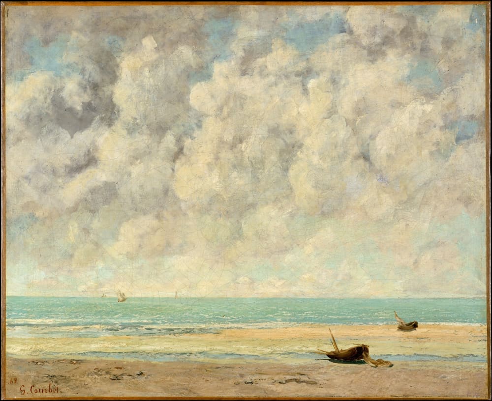 The Calm Sea - Gustave Courbet (1869)
