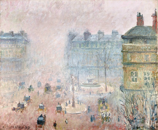Place du Théâtre Français: Fog Effect - Camille Pissarro (1897)