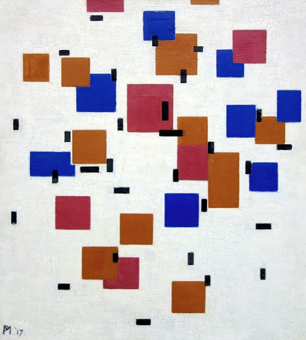 Composition in Colour A - Piet Mondrian (1917)