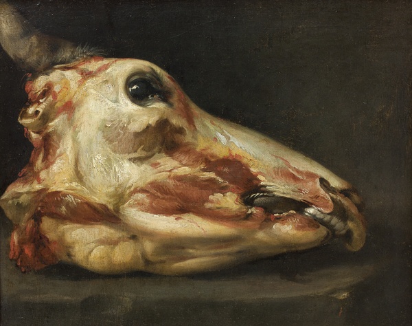 Still Life of a Lamb's Head and Flanks (A Butcher's Counter) - Francisco Goya (c. 1808–1812)