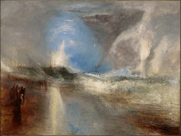 Rockets and Blue Lights (Close at Hand) to Warn Steamboats of Shoal Water - J.M.W. Turner (1840)