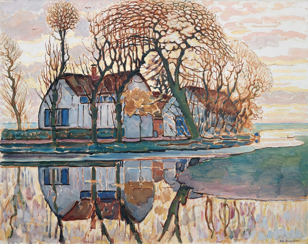 Farm near Duivendrecht - Piet Mondrian (1916)