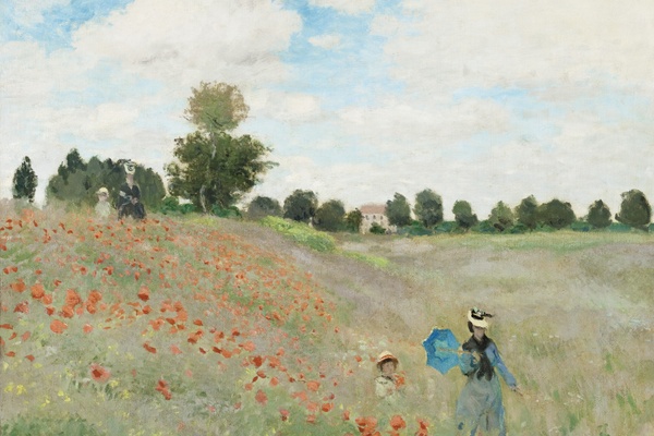 Poppy Field near Argenteuil - Claude Monet (1873)