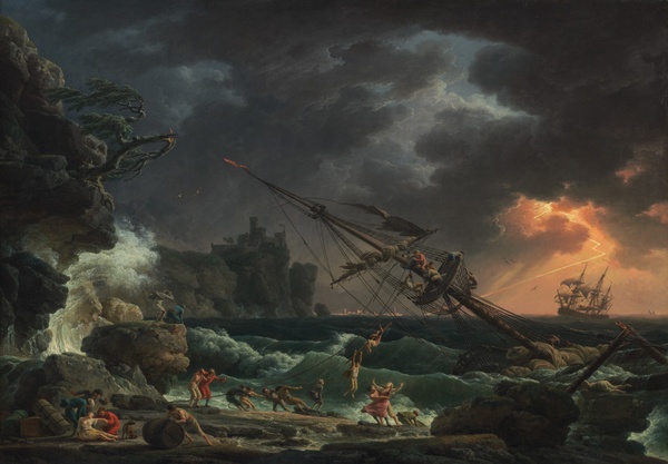 The Shipwreck - Claude-Joseph Vernet (1772)