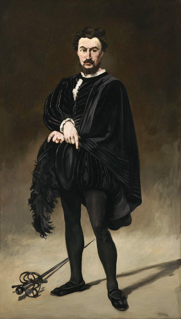 Tragic Actor (Rouvière as Hamlet) - Édouard Manet (1866)