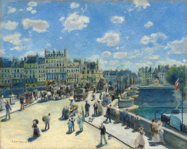 Pont Neuf, Paris - Pierre-Auguste Renoir (1872)