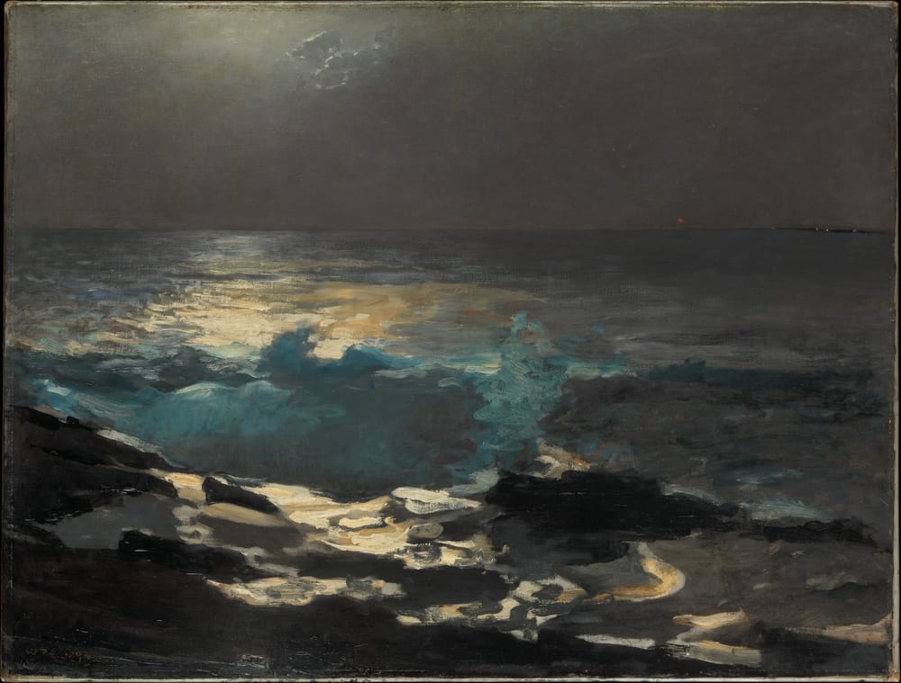 Moonlight, Wood Island Light - Winslow Homer (1894)