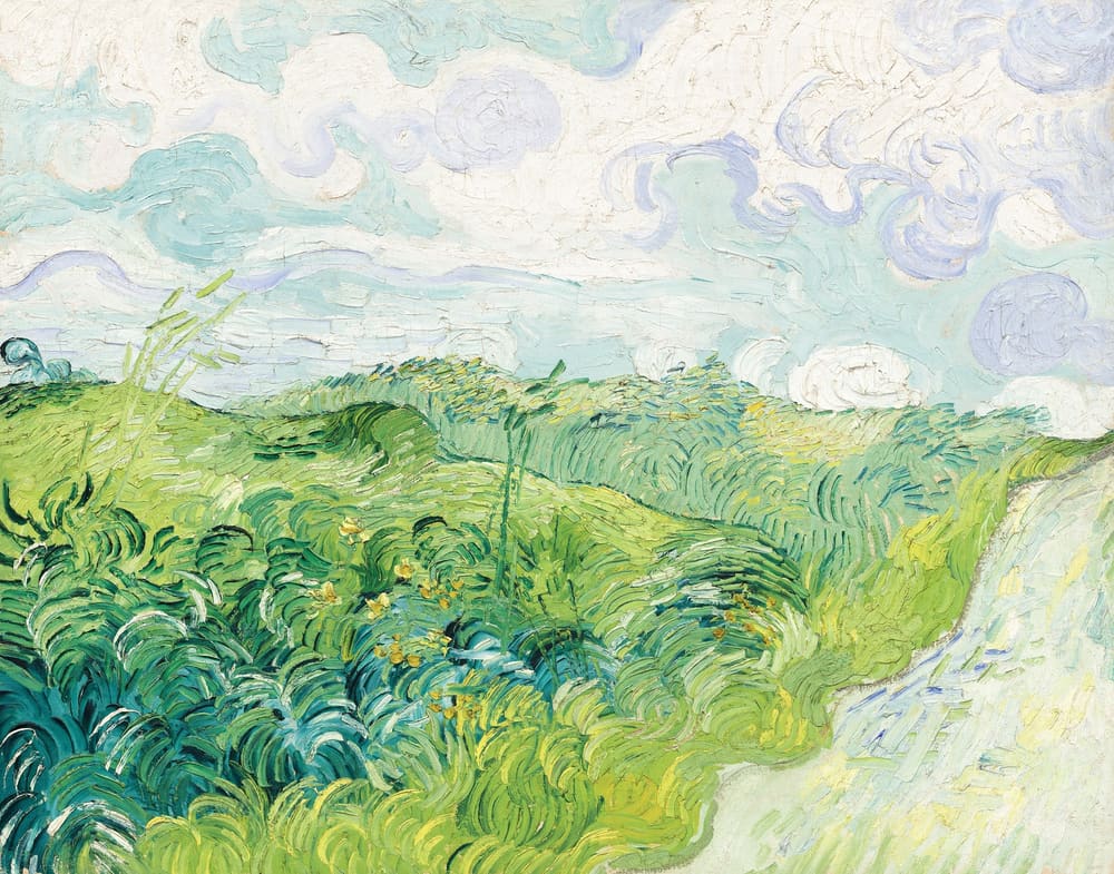 Green Wheat Fields, Auvers - Vincent van Gogh (1890)