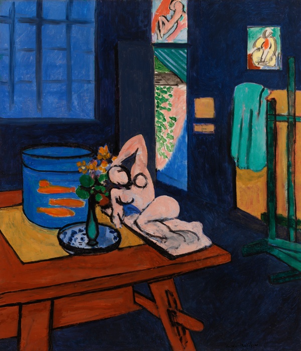 Studio with Goldfish (L'Atelier aux poissons rouges) - Henri Matisse (1912)