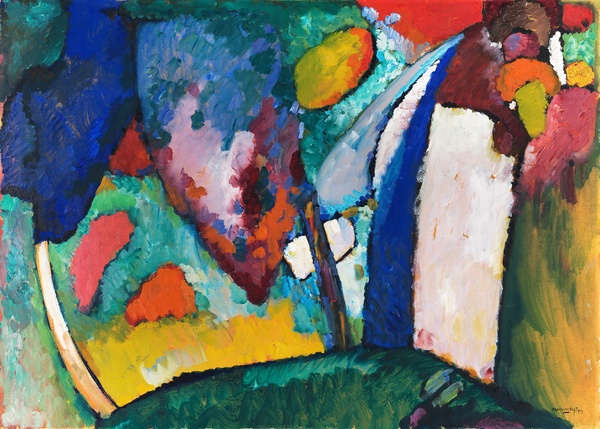 The Waterfall - Wassily Kandinsky (1909)