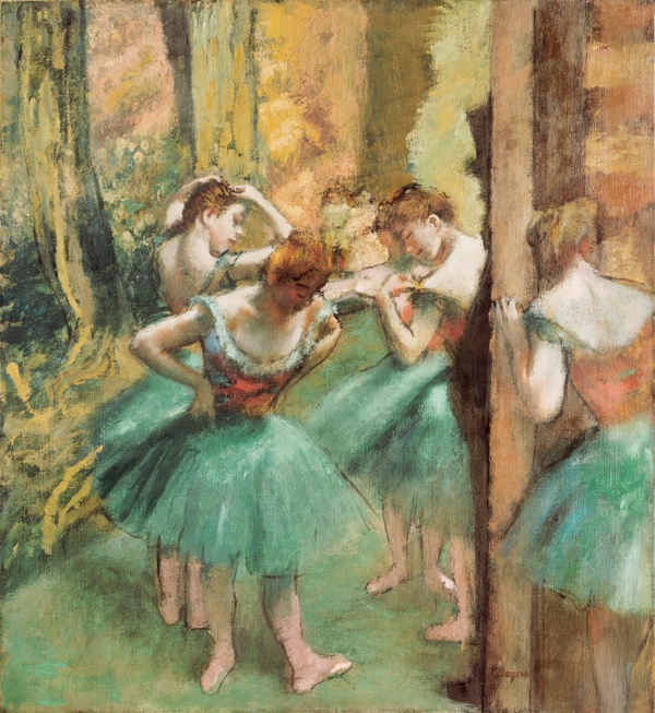 Dancers, Pink and Green - Edgar Degas (ca. 1890)