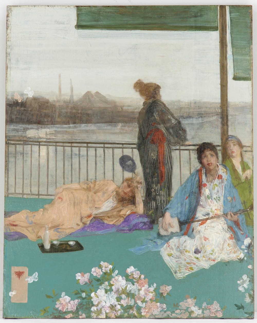 Variations in Flesh Colour and Green: The Balcony - James McNeill Whistler (1864–1870)