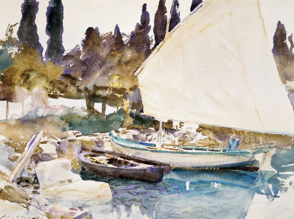 Boats - John Singer Sargent (1913)