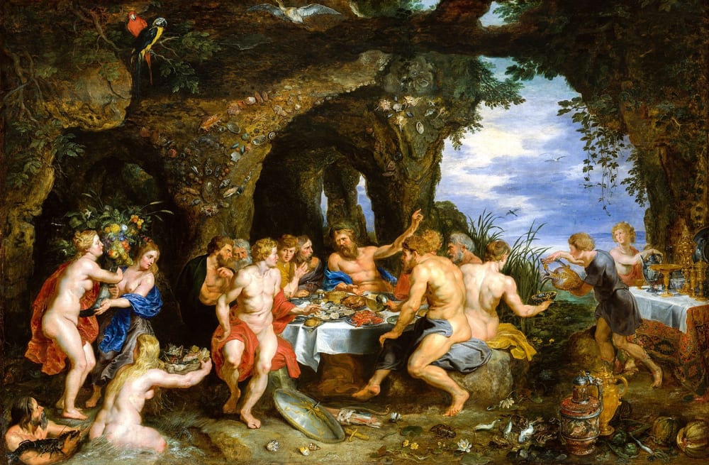 The Feast of Acheloüs - Peter Paul Rubens and Jan Brueghel the Elder (ca. 1615)