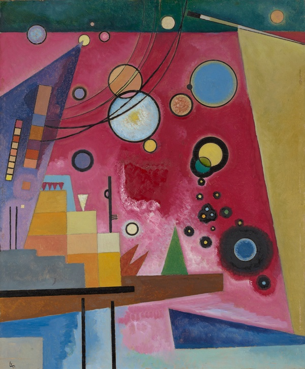 Heavy Red (Schweres Rot) - Wassily Kandinsky (1924)