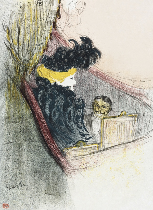 Princely Idyl, Clara Ward - Henri de Toulouse-Lautrec (1897)