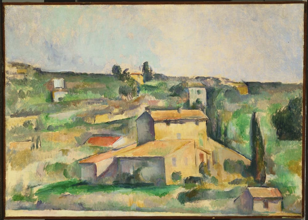 Fields at Bellevue - Paul Cézanne (1892–1895)