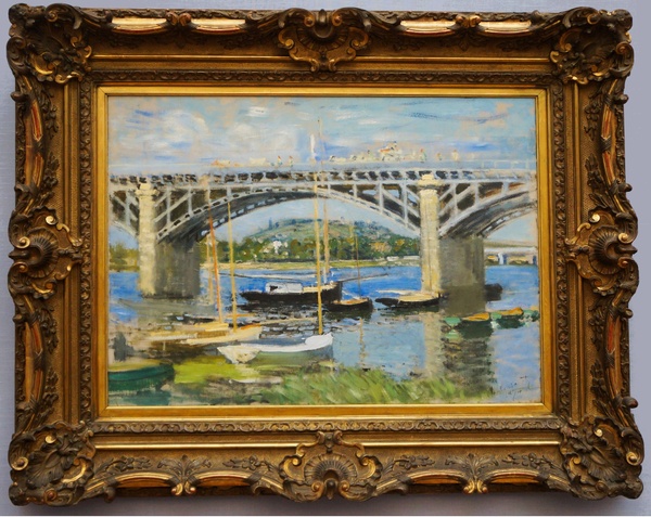 Le Pont d'Argenteuil (The Bridge at Argenteuil) - Claude Monet (1874)