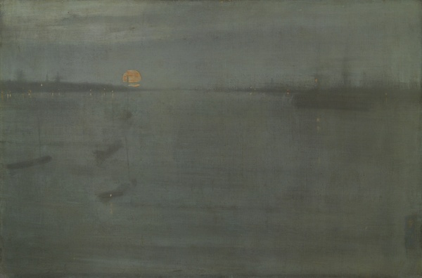 Nocturne: Blue and Gold—Southampton Water - James McNeill Whistler (1872)