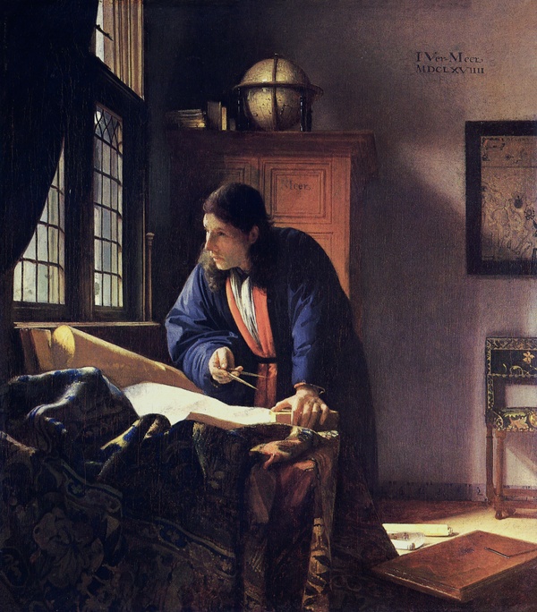 The Geographer - Johannes Vermeer (1669)