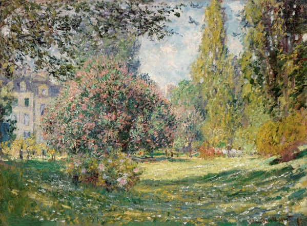 Landscape: The Parc Monceau - Claude Monet (1876)