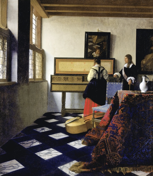 The Music Lesson - Johannes Vermeer (c. 1662–1665)