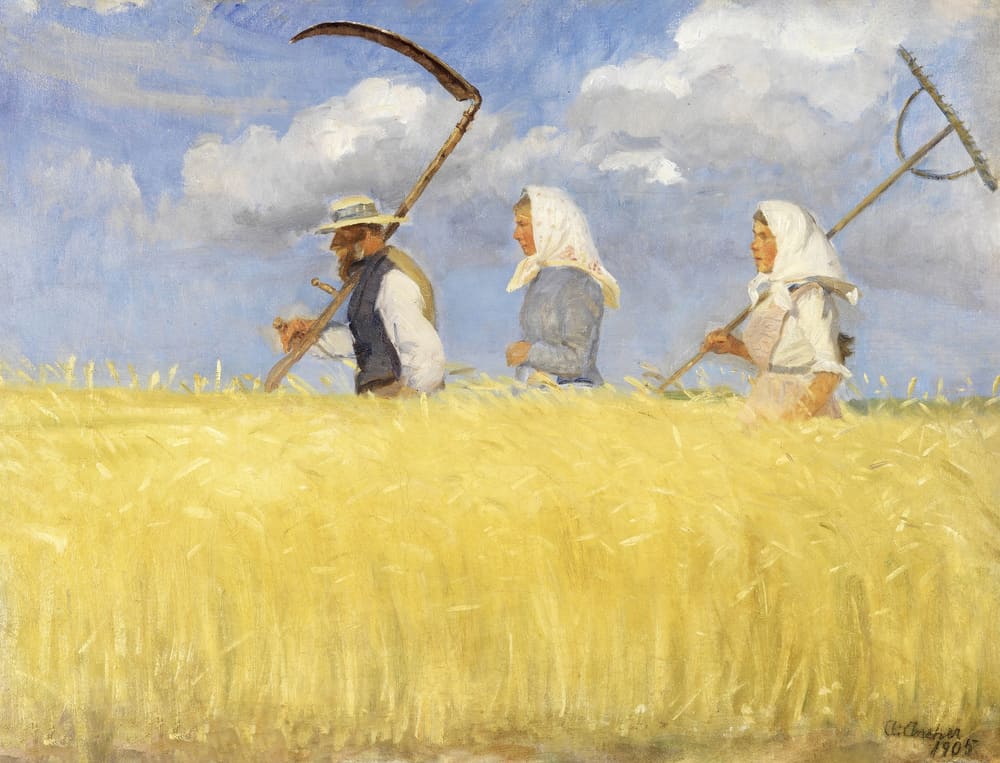 Harvesters - Anna Ancher (1905)