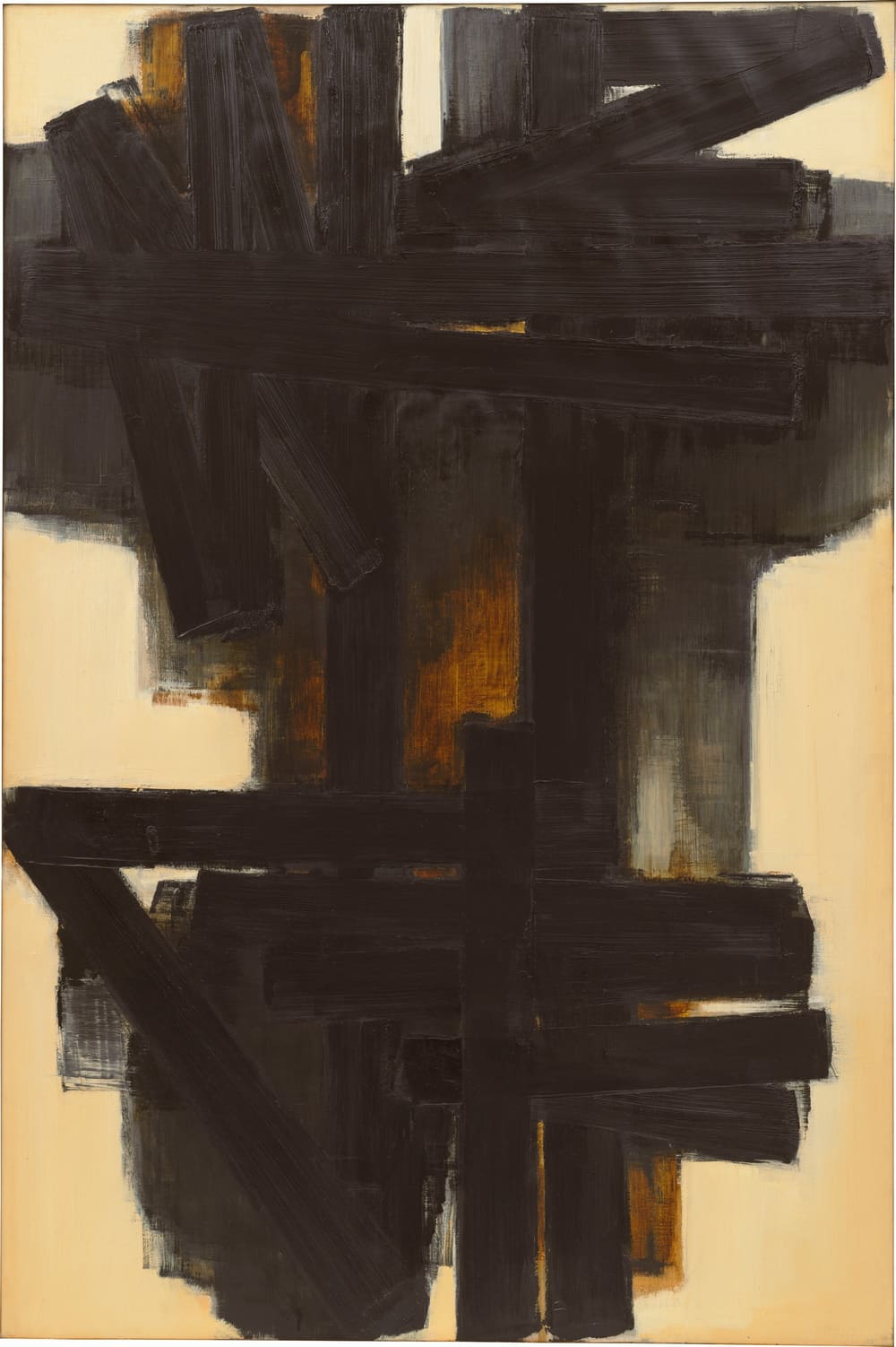 Peinture 195 x 130 cm - Pierre Soulages (1955)
