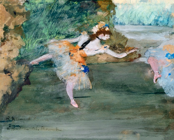 Dancer Onstage - Edgar Degas (ca. 1877)