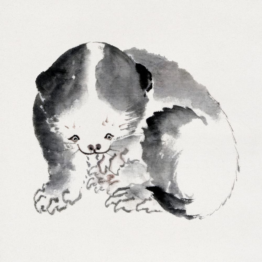 Cat - Katsushika Hokusai (1760–1849)