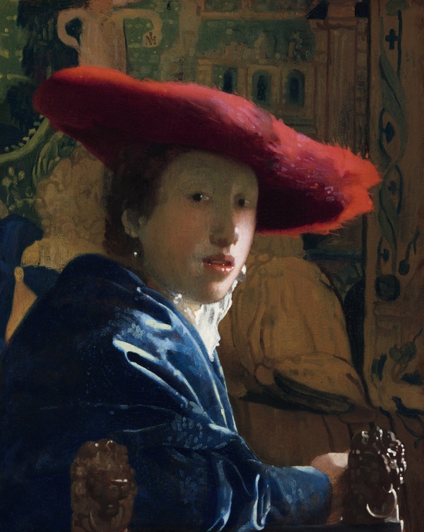 Girl with the Red Hat - Johannes Vermeer (ca. 1665–1667)